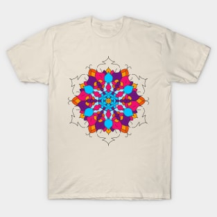 Mandala colorida T-Shirt